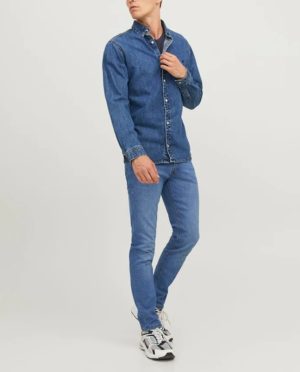 Jeans de hombre Jack&Jones Glenn Original Sq 223 Slim Fit Azul