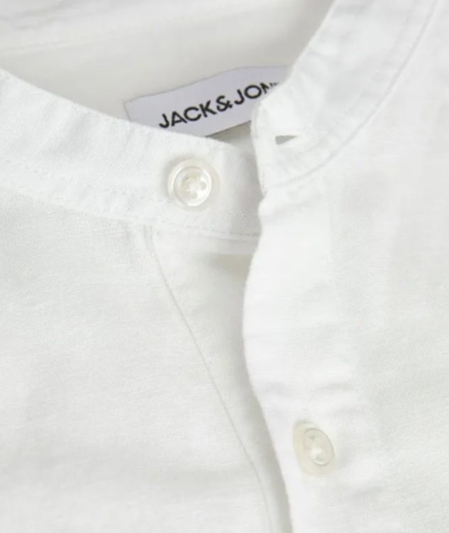 Jack & Jones Camisa de manga larga Ebreeze Half Placket color verde,azul claro,blanco - Imagen 3