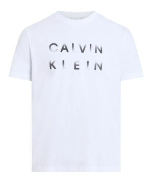 Calvin Klein Camiseta de manga corta Enlarged Logo blanco