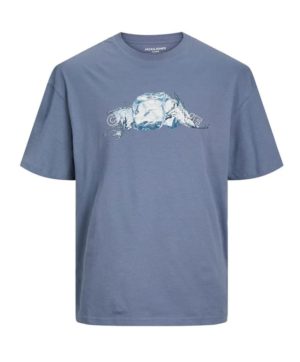 Jack & Jones Camiseta de manga corta Splash Gc azul,blanco