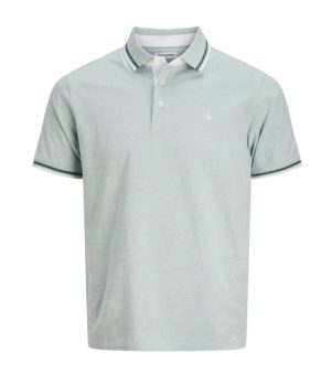 Polo de Hombre Jack&Jones Paulos denim azul,verde claro - Verde claro, 2XL