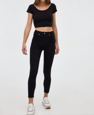 Jeans de mujer skinny  negro INSIDE