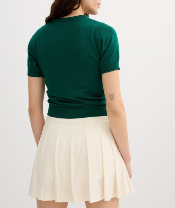 Jersey de punto de mujer de manga corta marca INSIDE - Imagen 9