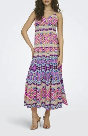 Vestido largo sin mangas Alma Life Poly de marca Only