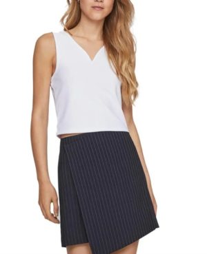 Vila Blusa sin mangas Kia blanco,negro