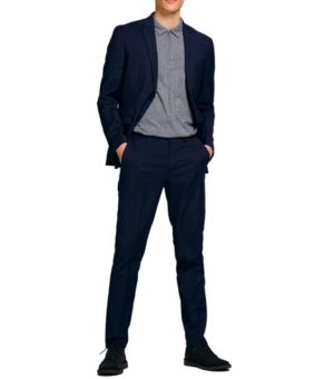 Traje de hombre Jack&Jones color azul oscuro,negro