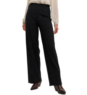 Pantalones de mujer Vero Moda Becky Wide Pull On color negro