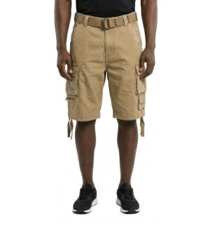 Pantalones cortos de hombre Brand Vintage Savage color mostaza/color verde