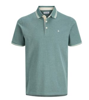 Polo de hombre Jack&Jones Paulos color verde,azul oscuro