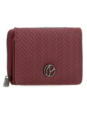 Cartera de mujer Pepe Jeans Spring Burgundy reacondicionado