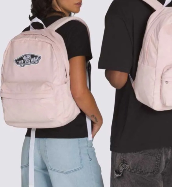 Mochila Vans Clásica Old Skool rosa,negra,verde - Imagen 5