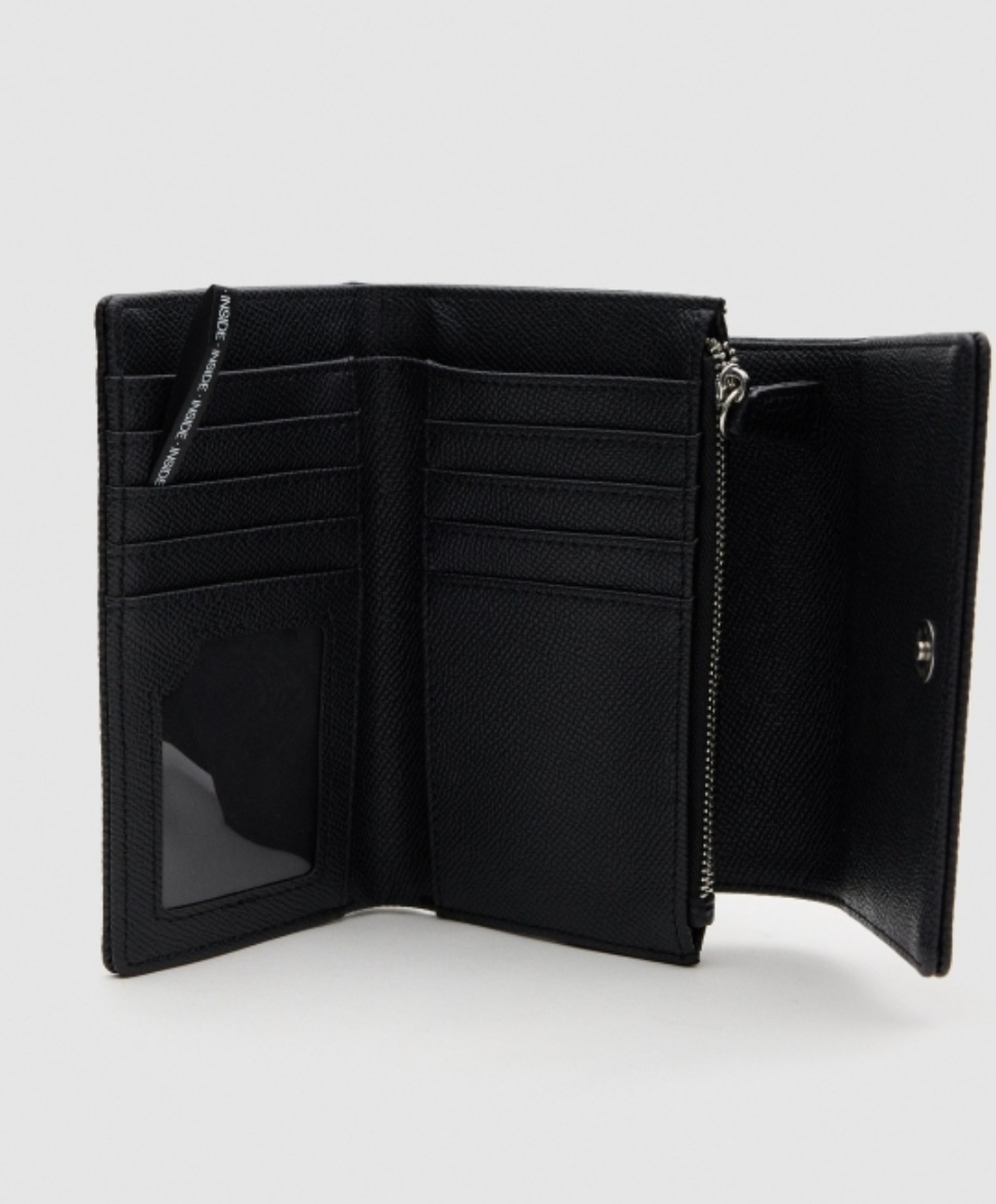 Cartera de mujer polipiel INSIDE negro - Imagen 3