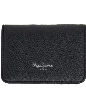 Cartera de mujer Tyler Pepe Jeans negro/ oro