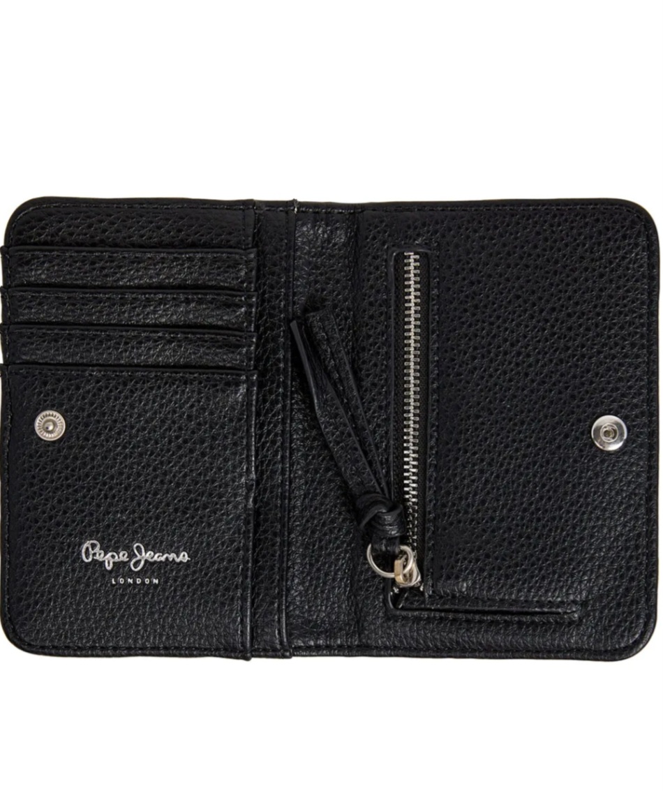 Cartera de mujer Tyler Pepe Jeans negro/ oro - Imagen 3