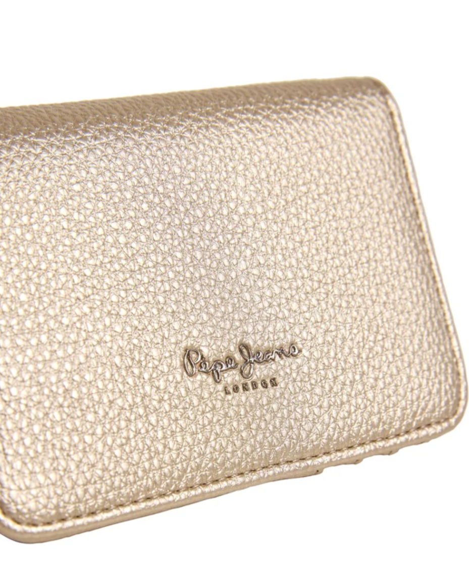 Cartera de mujer Tyler Pepe Jeans negro/ oro - Imagen 7